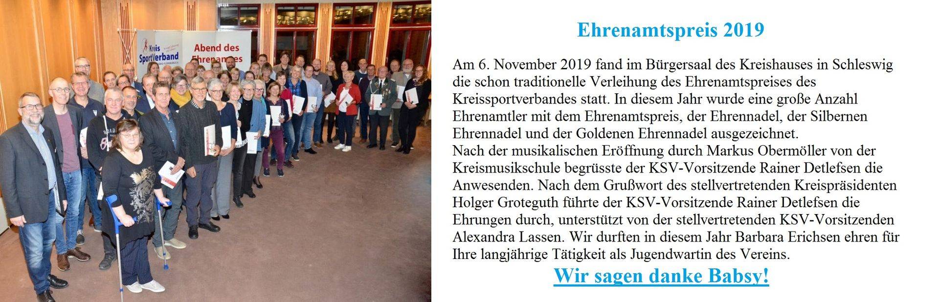Ehrenamtspreis 2019